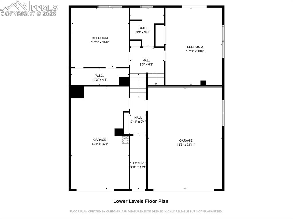 5865 Waterfall Loop Manitou Springs, CO 80829 - Photo 43 of 45 Lower level floor plan