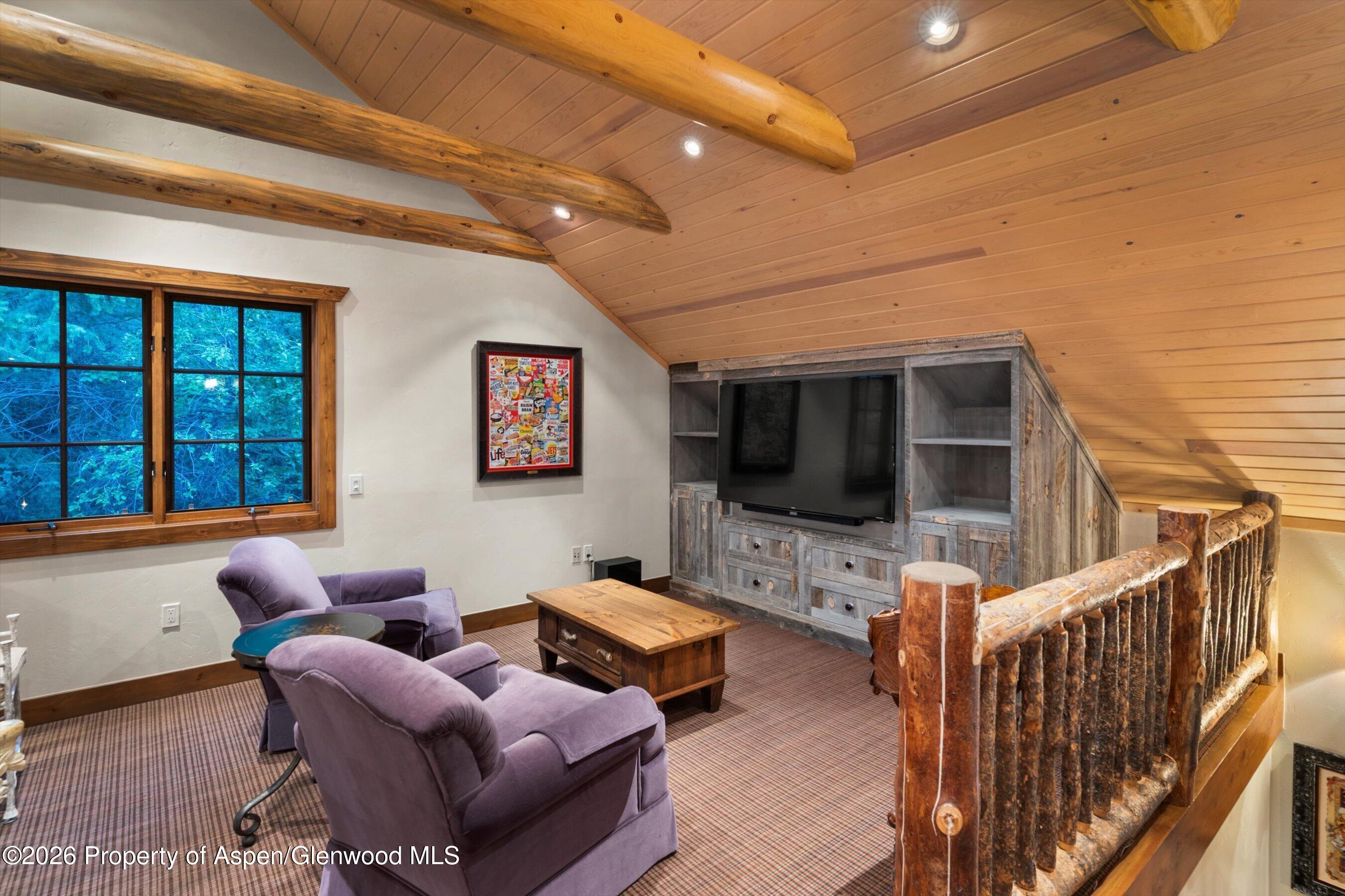 397 Oak Road Basalt, CO 81621 - Photo 27 of 32 2nd level entertainment area