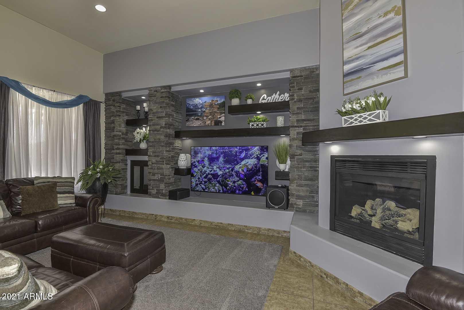 2415 West Tanya Road Phoenix, AZ 85086 - Photo 19 of 55 Great Room-Entertainment Center