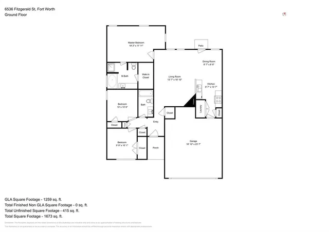 $1,875 | 6536 Fitzgerald Street, Fort Worth, TX 76179