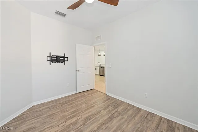 wooden floor in an empty room