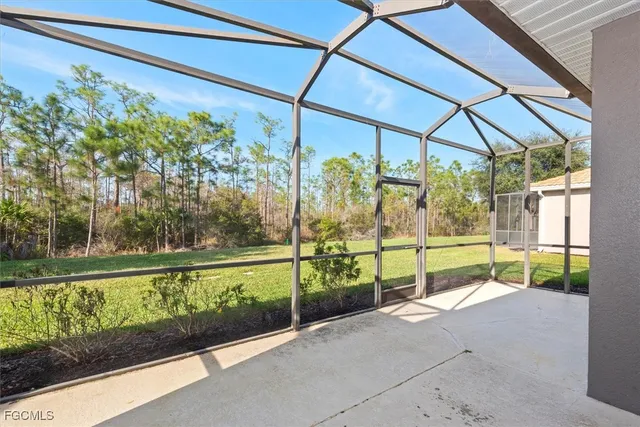 a view of outdoor space and porch