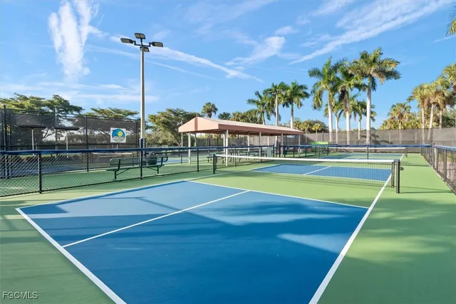a view of a tennis court