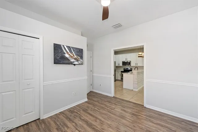 wooden floor in an empty room