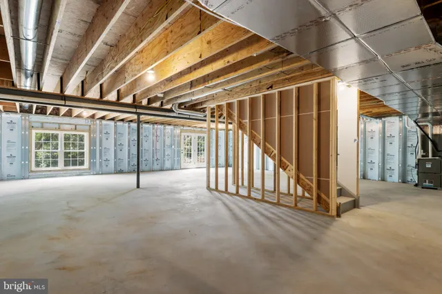 a view of a street with a big yard