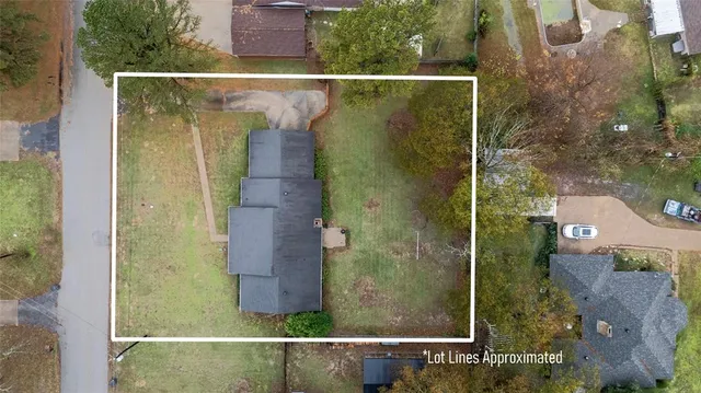 a view of a glass door