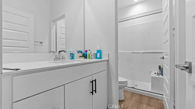 a bathroom with a sink and a vanity