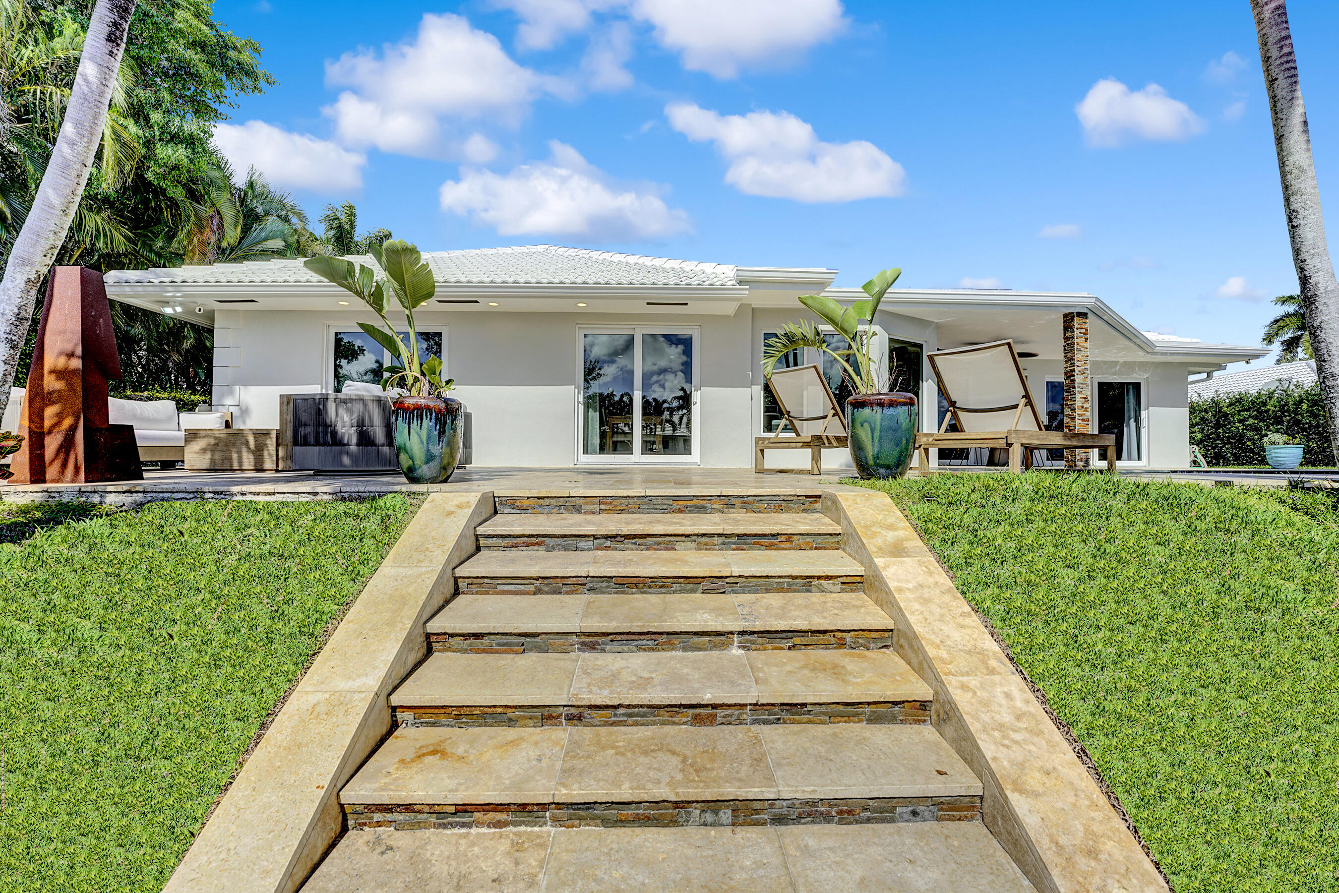 700 Holly Lane Boca Raton, FL 33486 - Photo 23 of 32 Rear Stairs to House/Dock