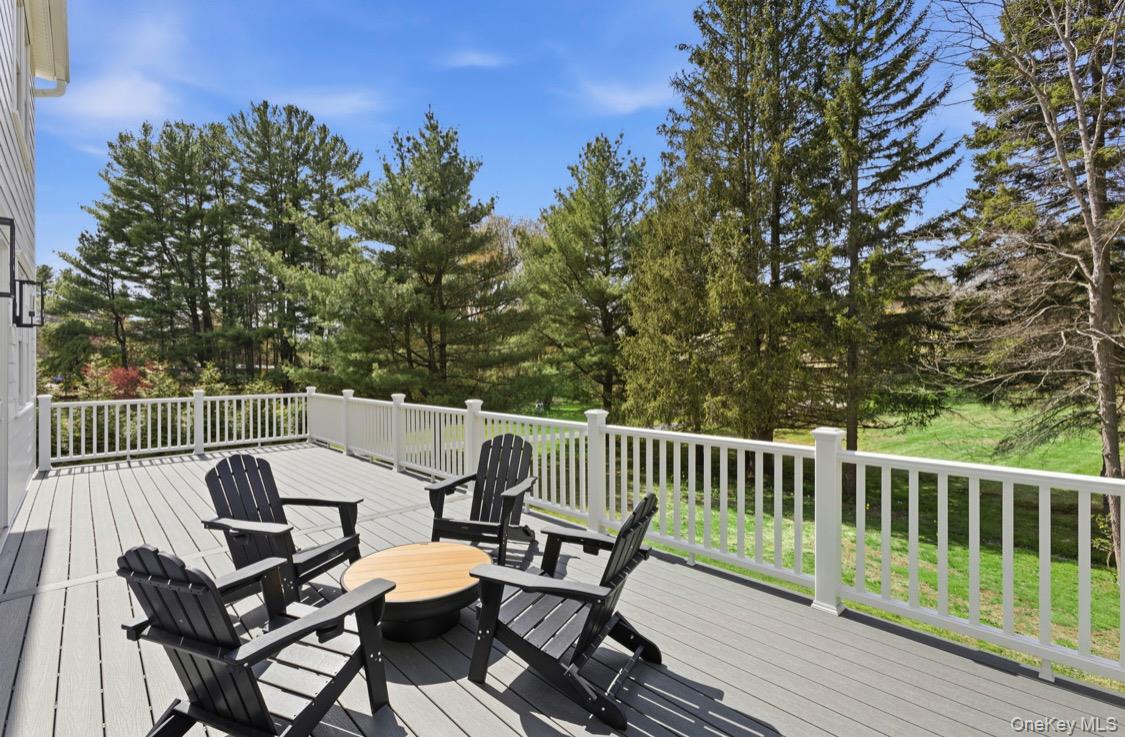 217 Greenwich Road Bedford, NY 10506 - Photo 36 of 45 Expansive Back Deck made out of Trex