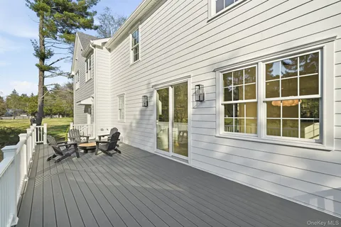 a view of a house with sitting area