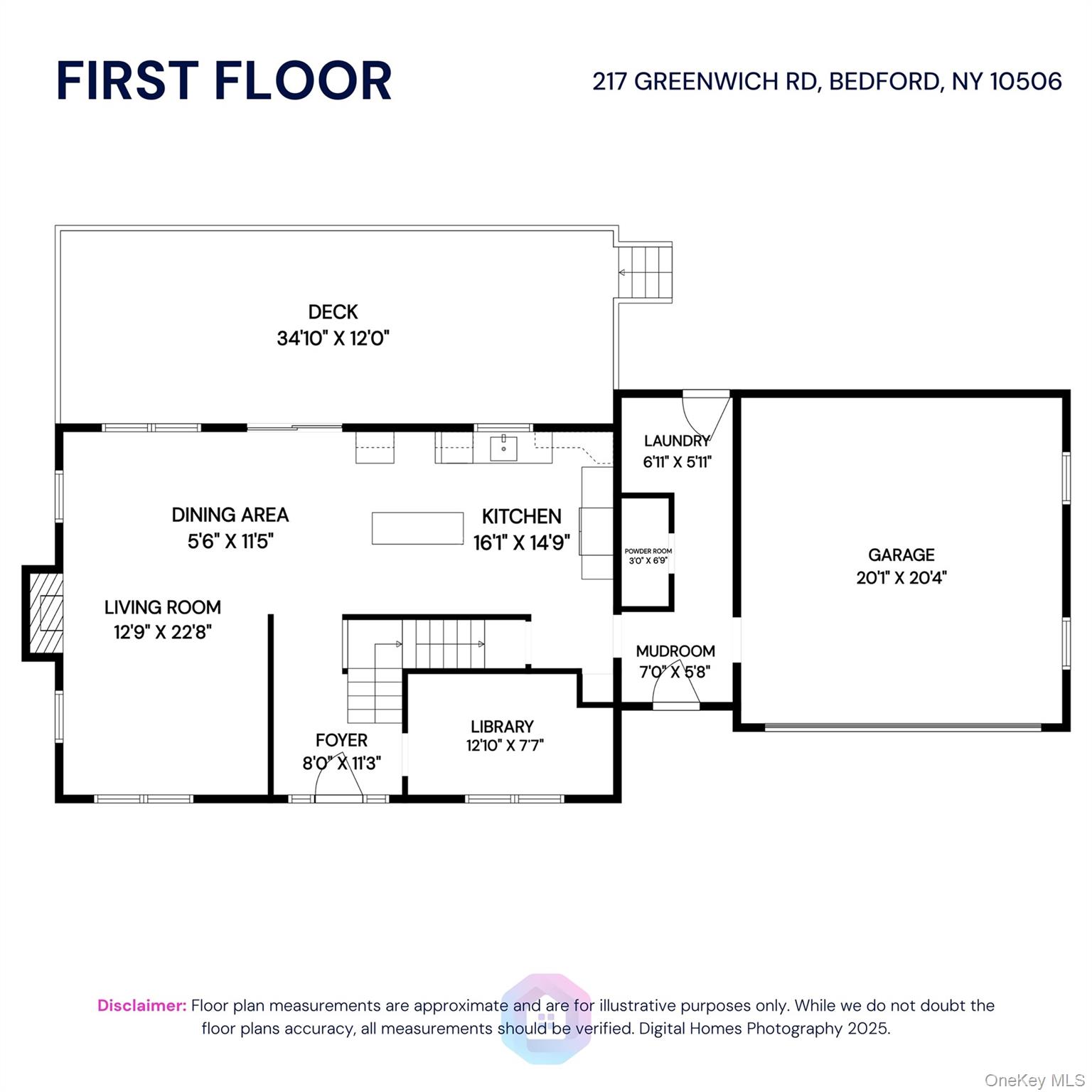 217 Greenwich Road Bedford, NY 10506 - Photo 42 of 45 First Floor with 9' ceilings