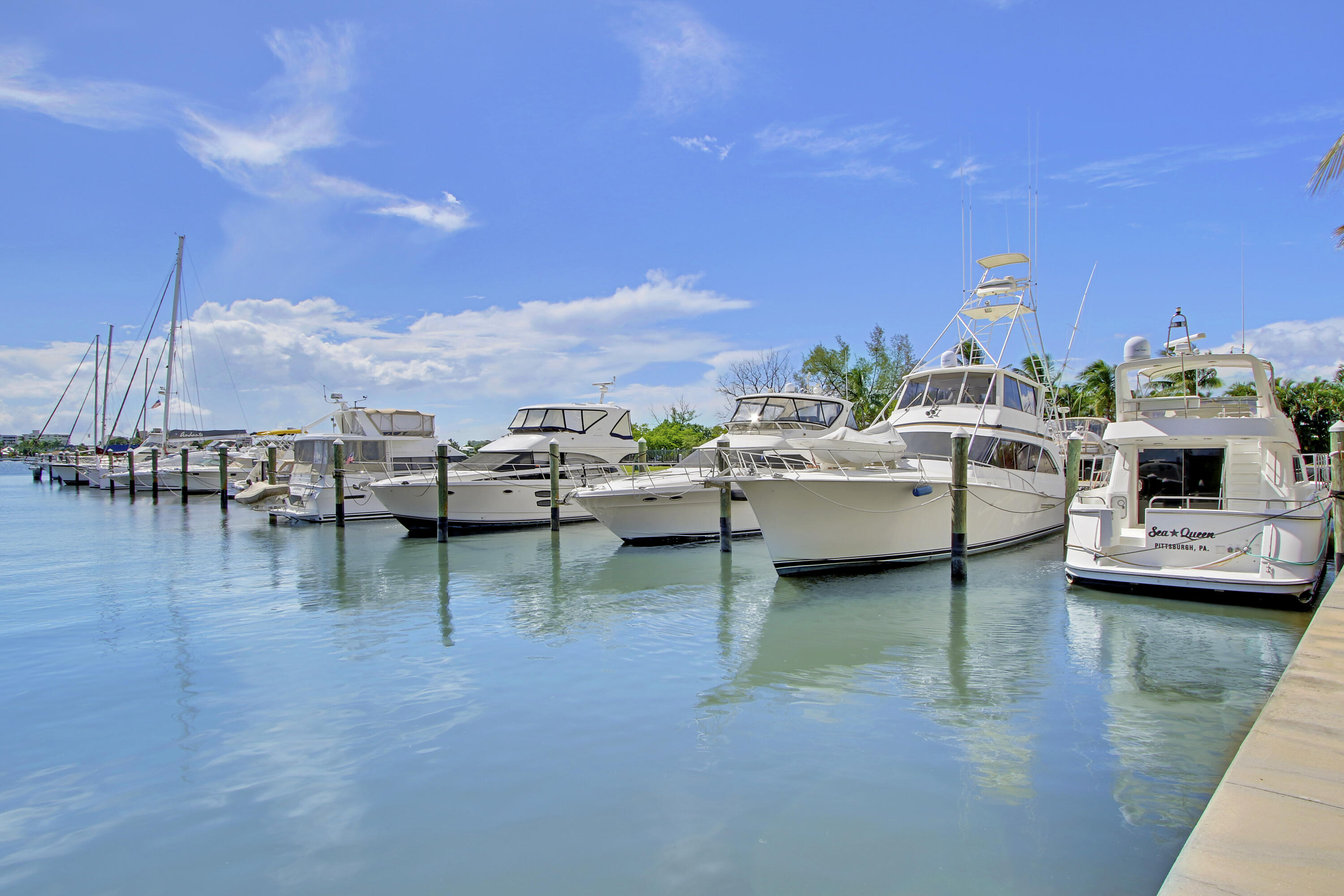 804 East Windward Way, Unit PH 21 Lantana, FL 33462 - Photo 37 of 46 a view of a lake with houses