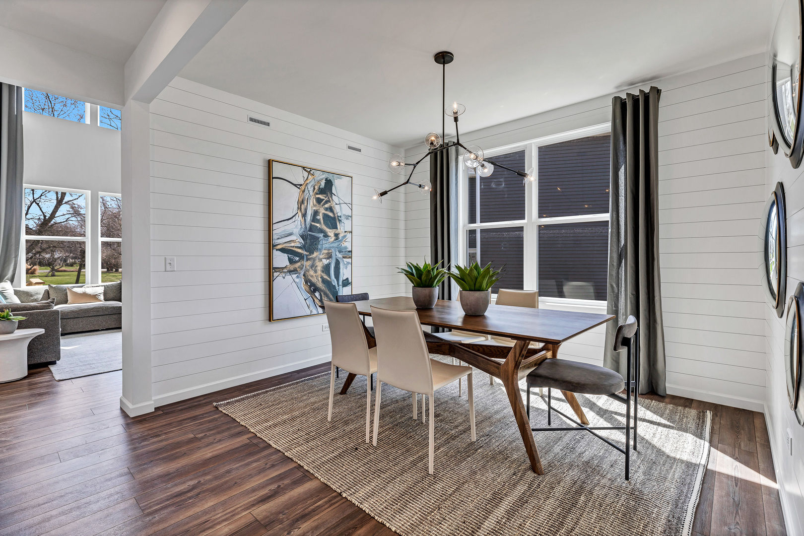 2416 Lucent Lane Naperville, IL 60563 - Photo 3 of 20 a view of a dining room with furniture window and wooden floor