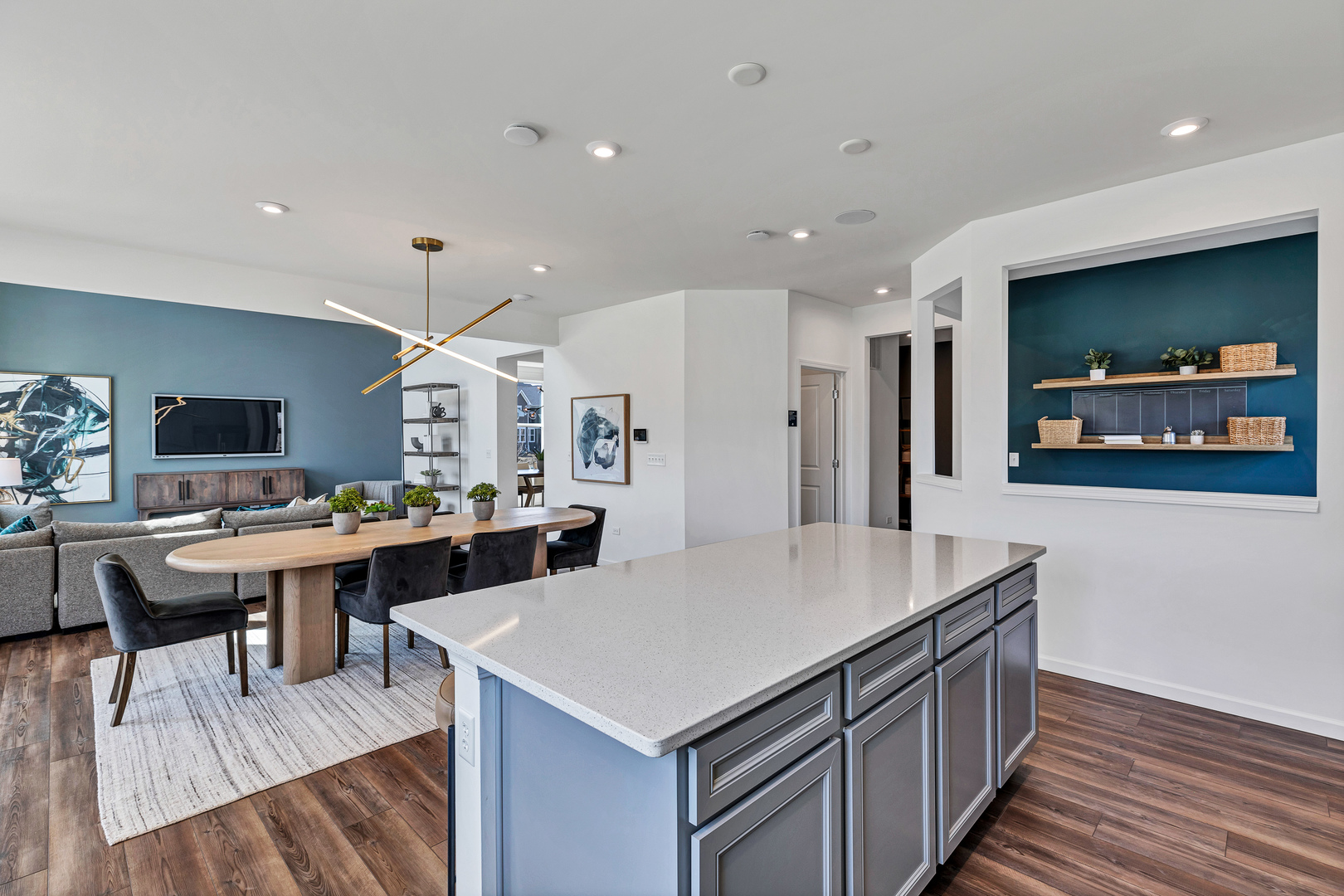 2416 Lucent Lane Naperville, IL 60563 - Photo 10 of 20 a kitchen with a table and chairs in it