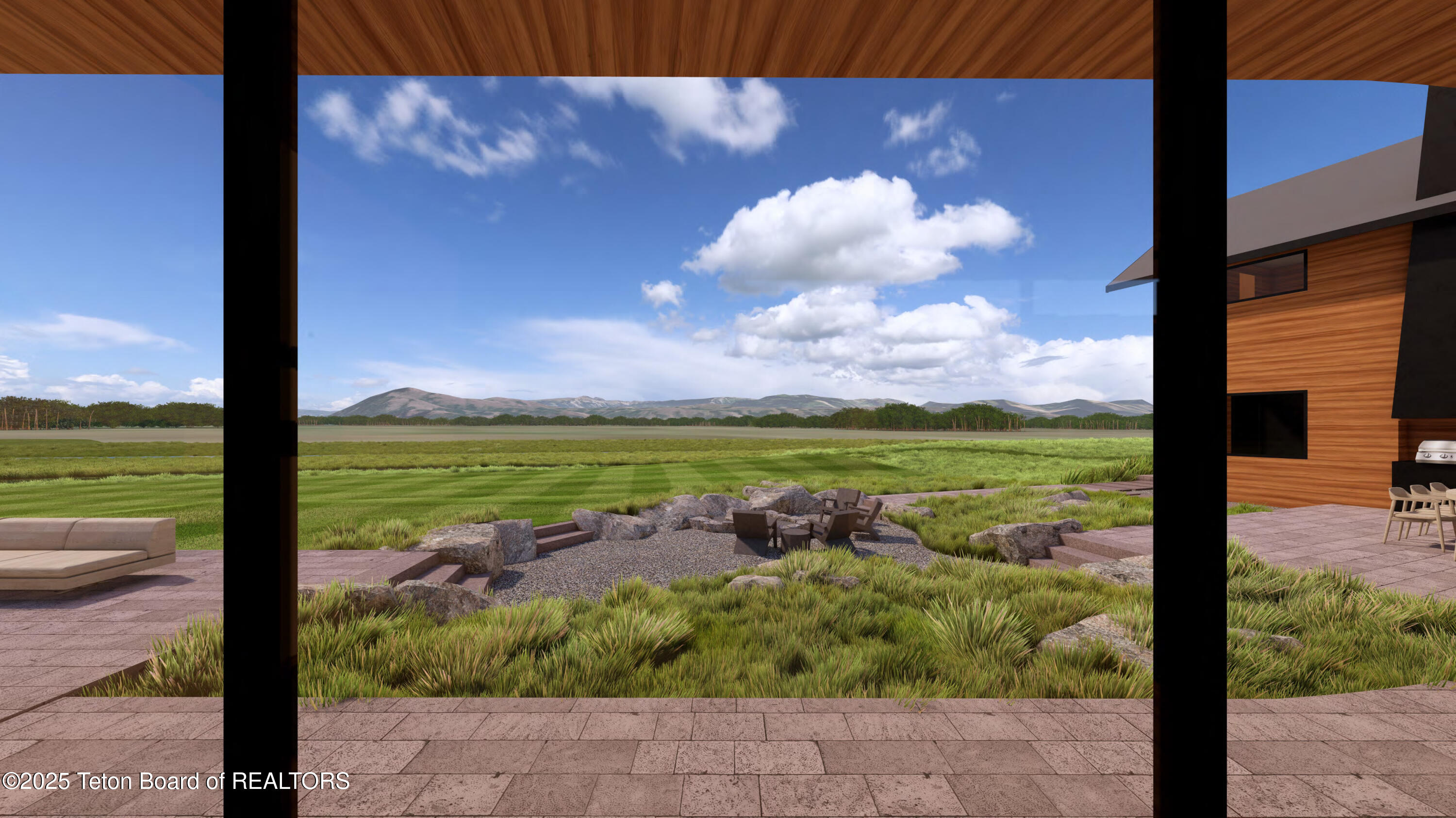 11 Triangle Q Ranch Road Wilson, WY 83014 - Photo 7 of 21 Lucky Lane View Rendering