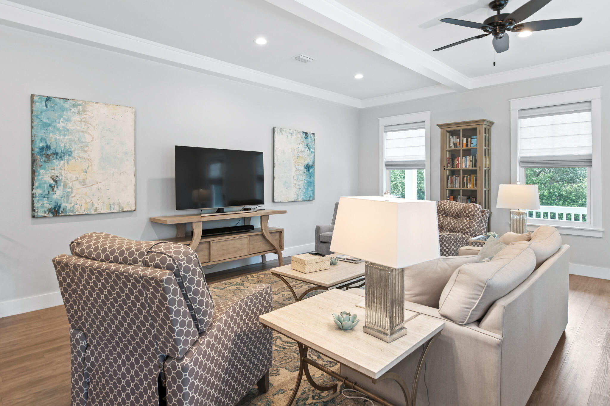 500 Gulfview Circle Santa Rosa Beach, FL 32459 - Photo 16 of 69 a living room with furniture and a flat screen tv
