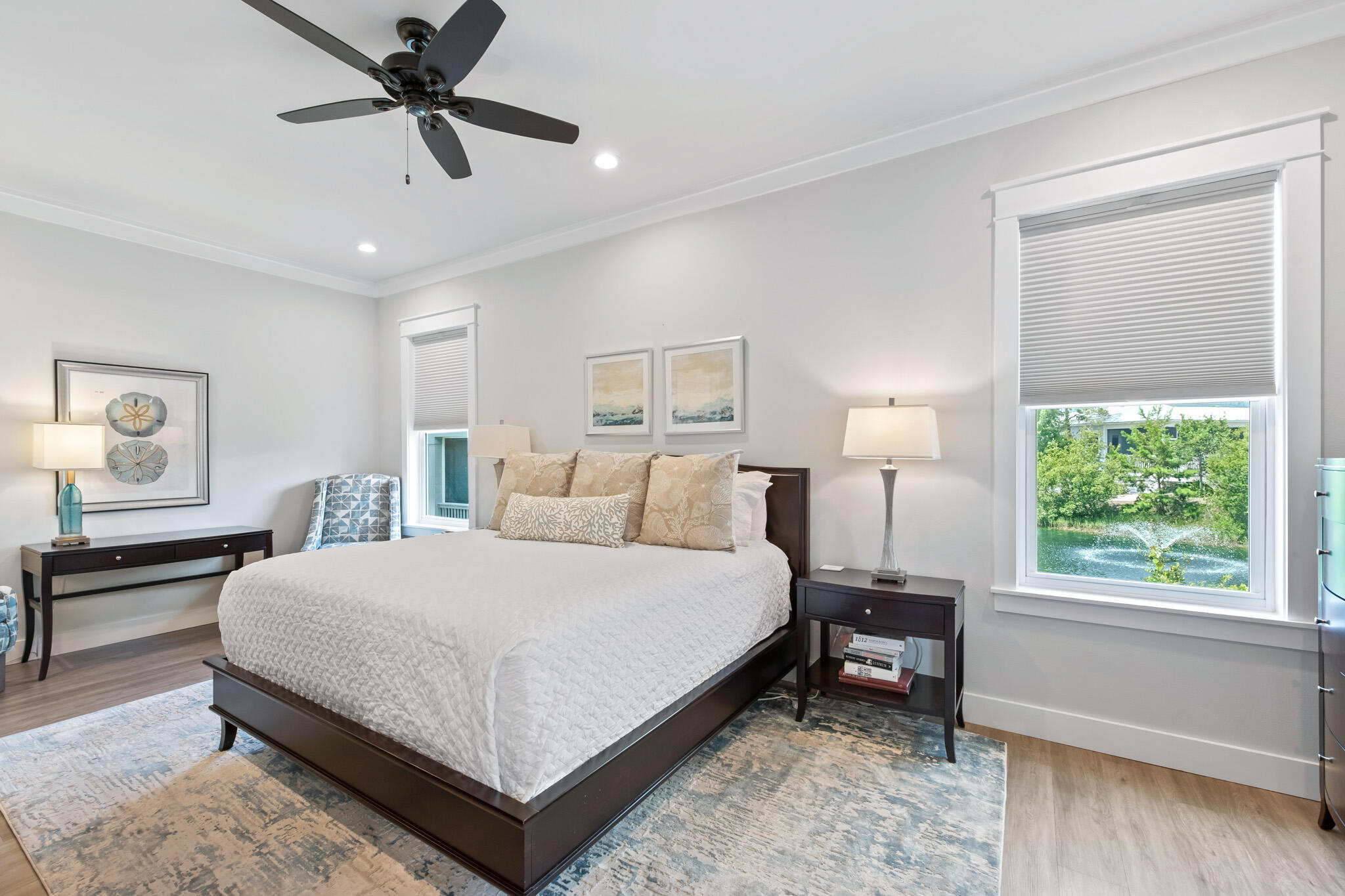 500 Gulfview Circle Santa Rosa Beach, FL 32459 - Photo 21 of 69 a bedroom with a large bed and a window