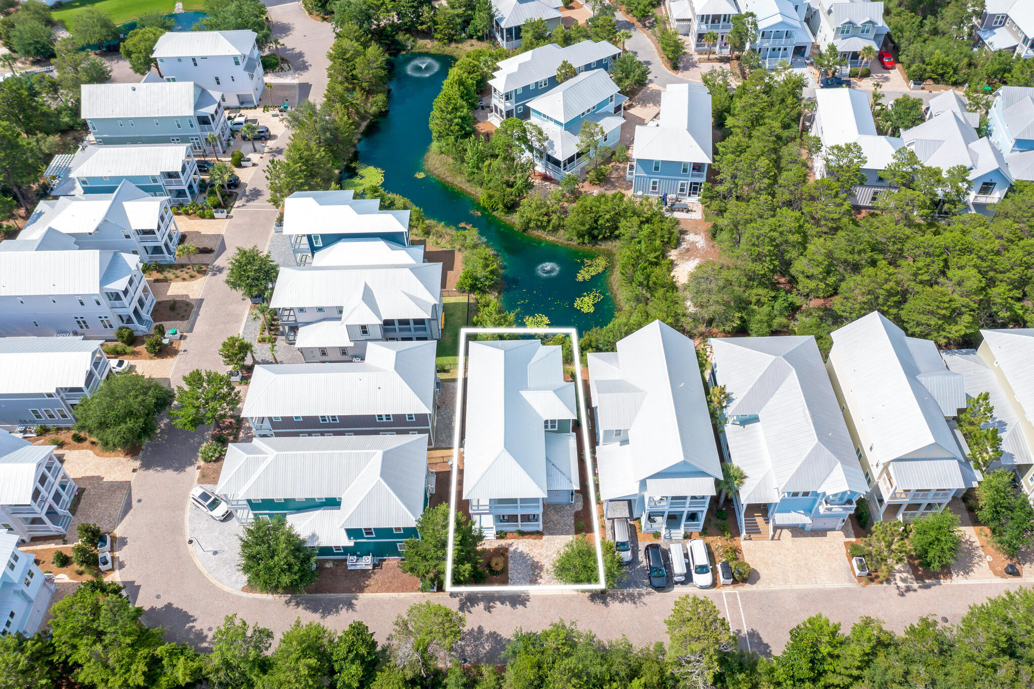 500 Gulfview Circle Santa Rosa Beach, FL 32459 - Photo 60 of 69 an aerial view of multiple house