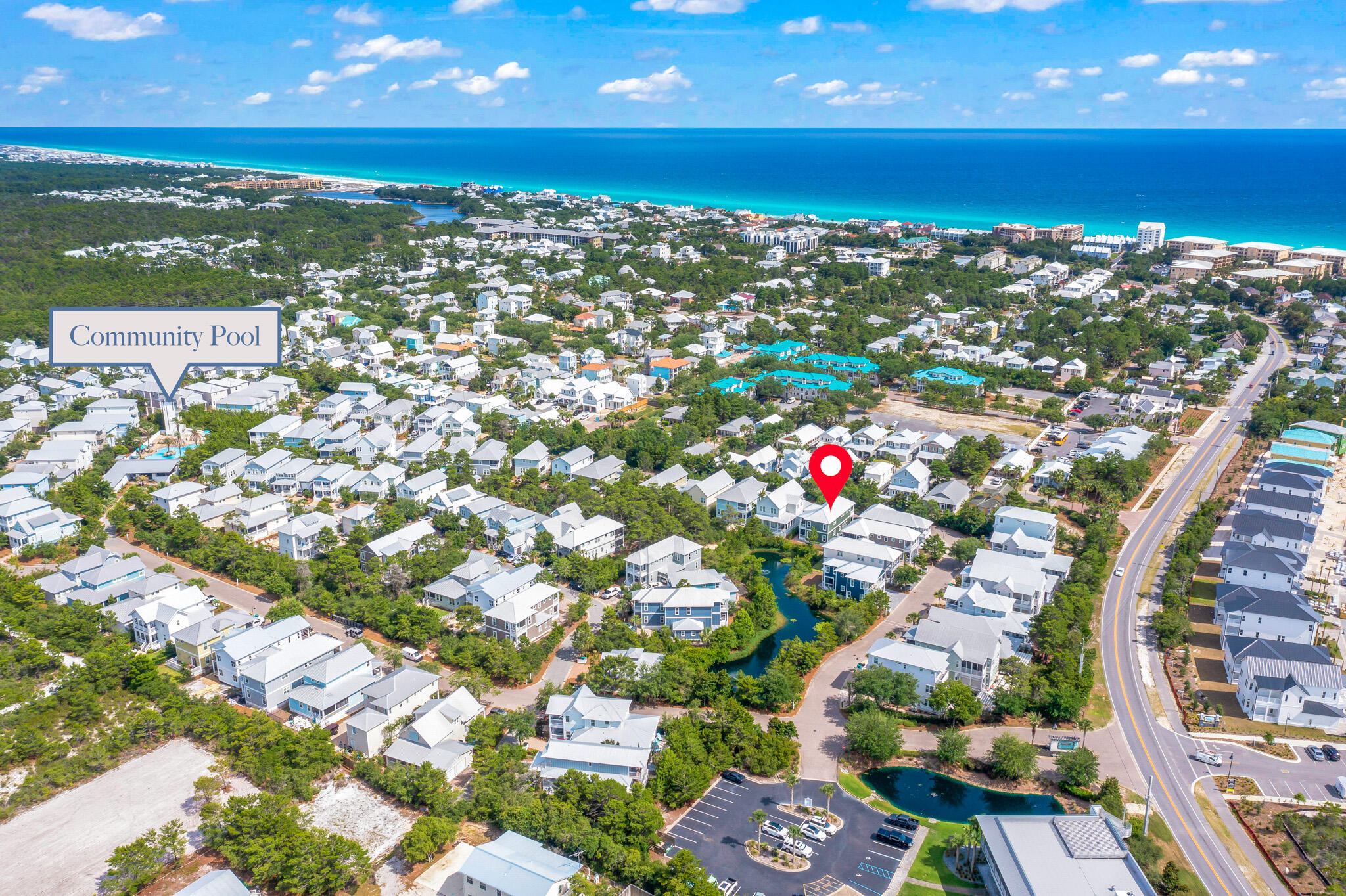 500 Gulfview Circle Santa Rosa Beach, FL 32459 - Photo 68 of 69 a view of city and ocean