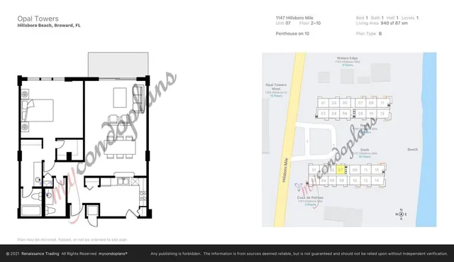 $300,000 | 1147 Hillsboro Mile, Unit 307, Hillsboro Beach, FL 33062