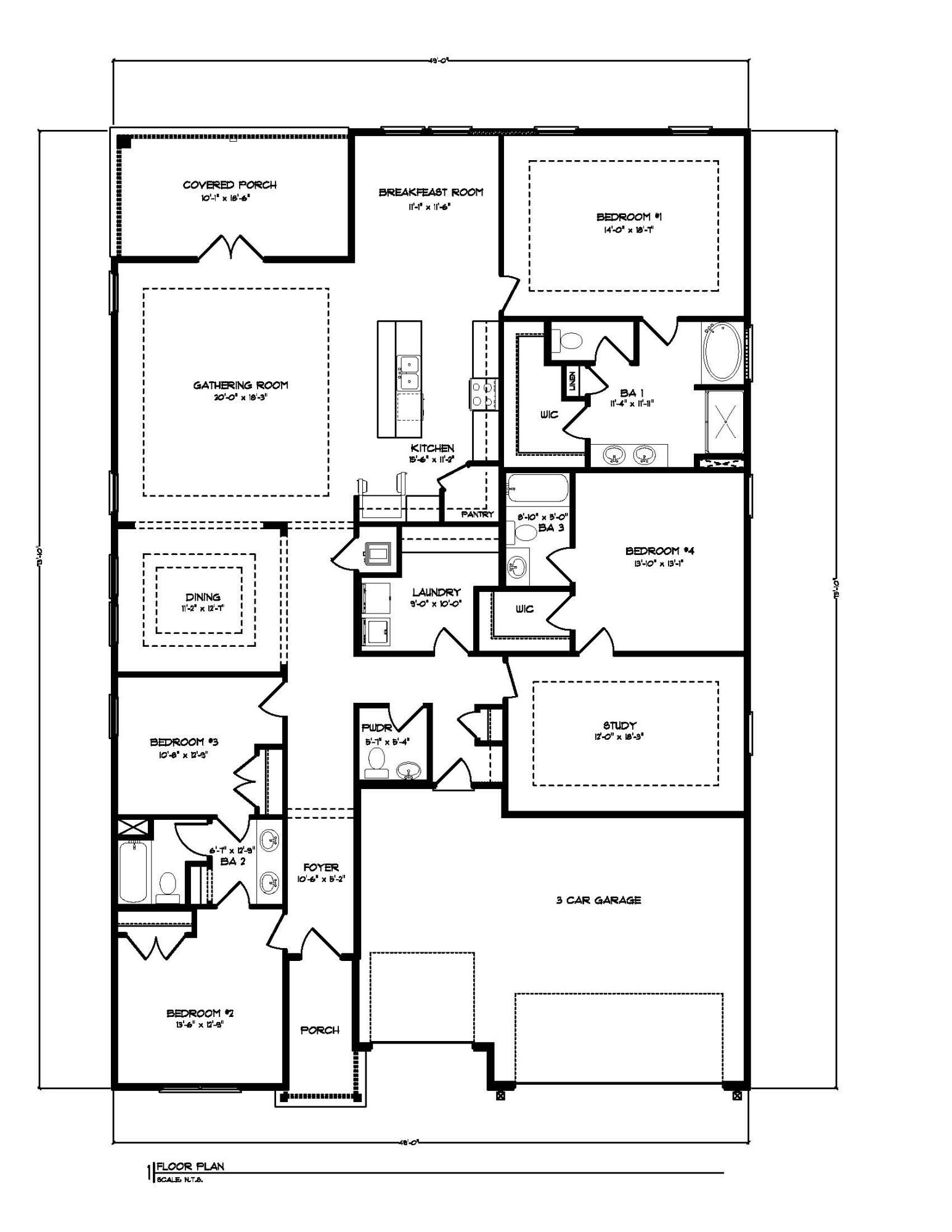 2367 Lake Silver Road Crestview, FL 32536 - Photo 35 of 35 Camden A Floorplan