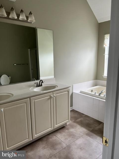 271 West Branch Road Oxford, PA 19363 - Photo 16 of 42 a bathroom with a double vanity sink and mirror