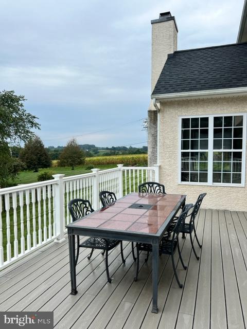271 West Branch Road Oxford, PA 19363 - Photo 5 of 42 a view of a roof deck with table and chairs