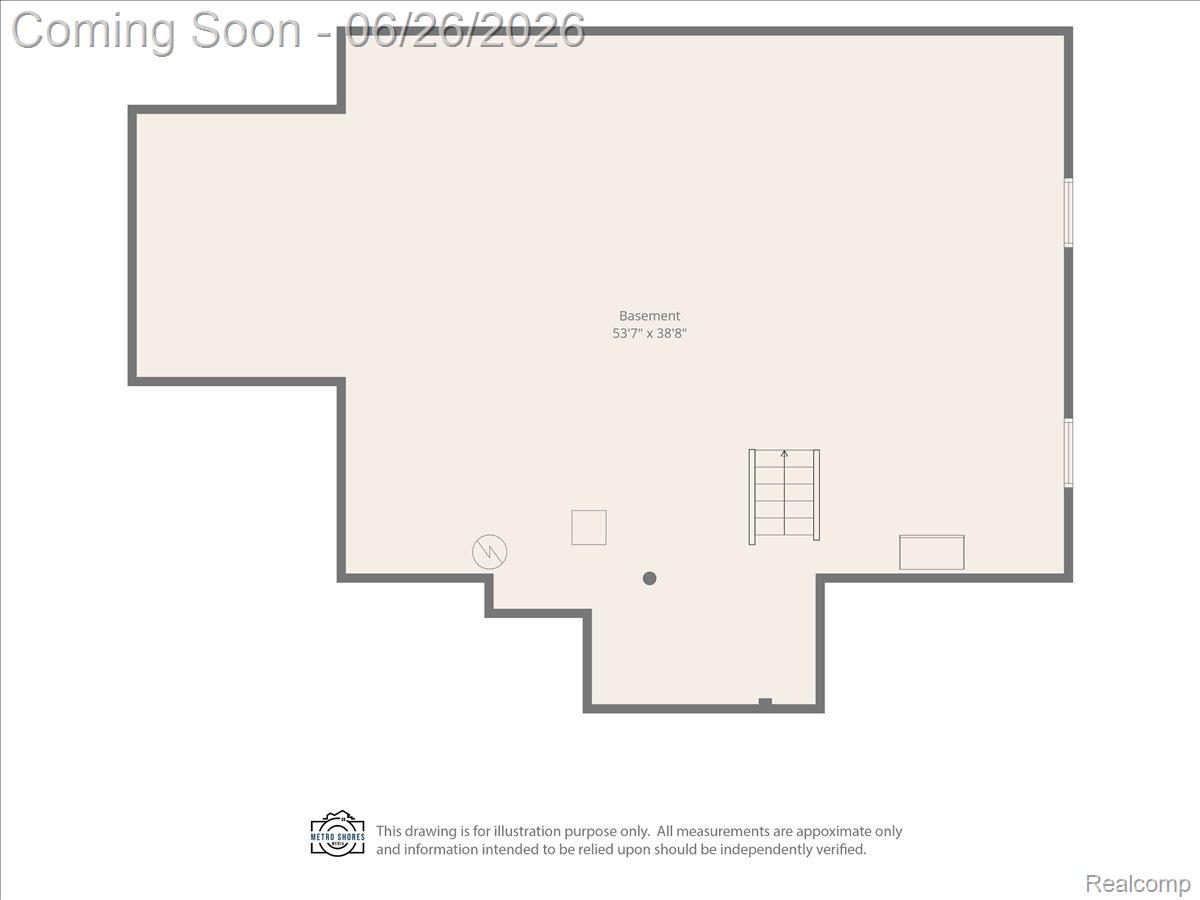 29498 East River Road Grosse Ile, MI 48138 - Photo 65 of 66 Floor Plan ~ Basement