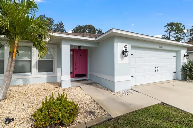a view of a house with a outdoor space