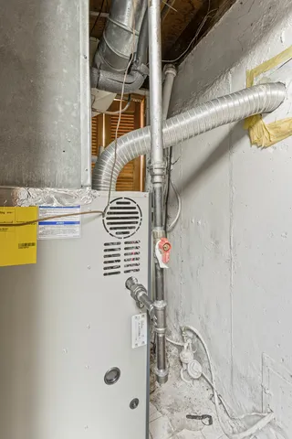 a view of storage and utility room