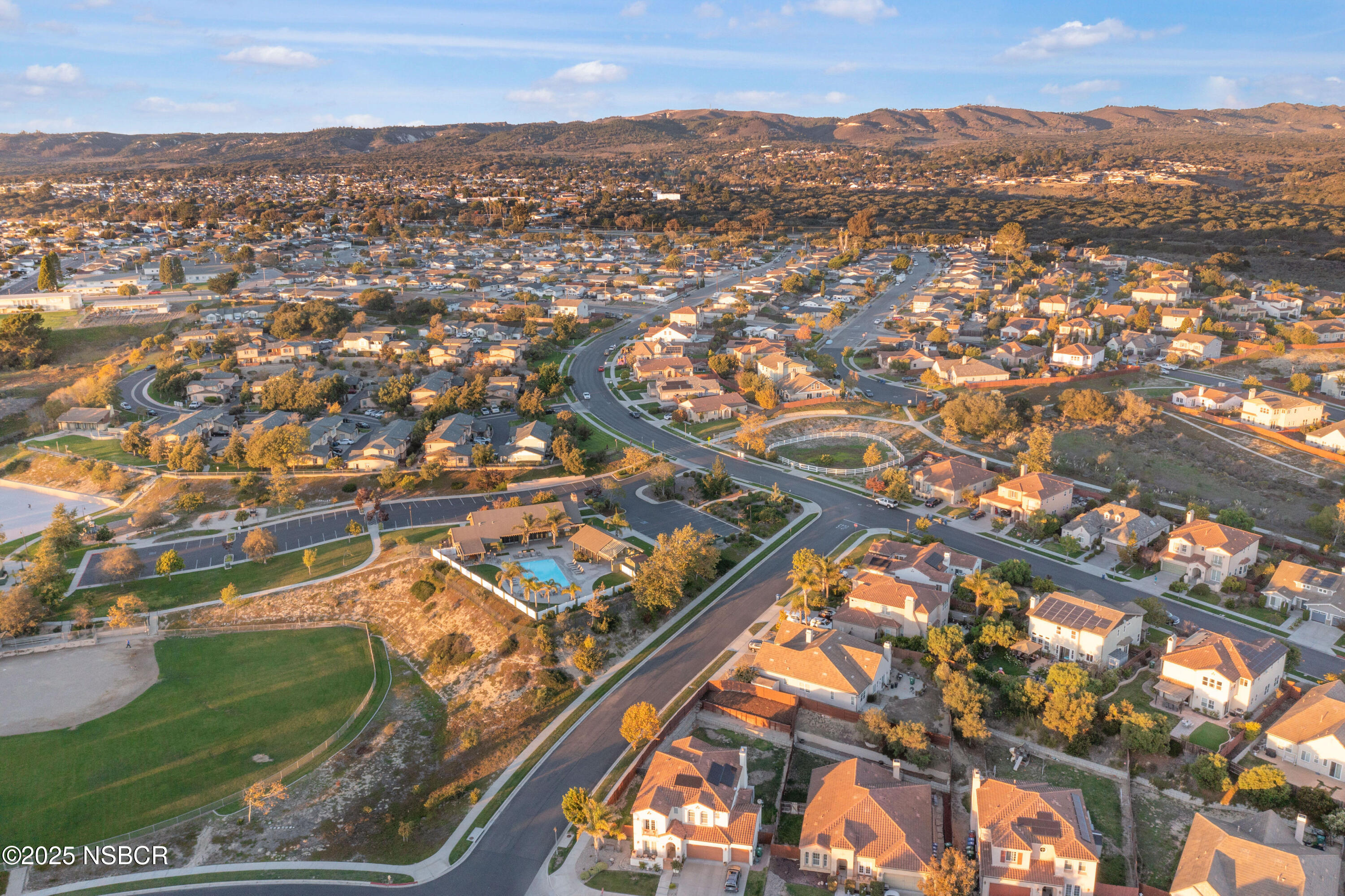 758 Voyager Road Lompoc, CA 93436 - Photo 45 of 46 an aerial view of residential houses with outdoor space