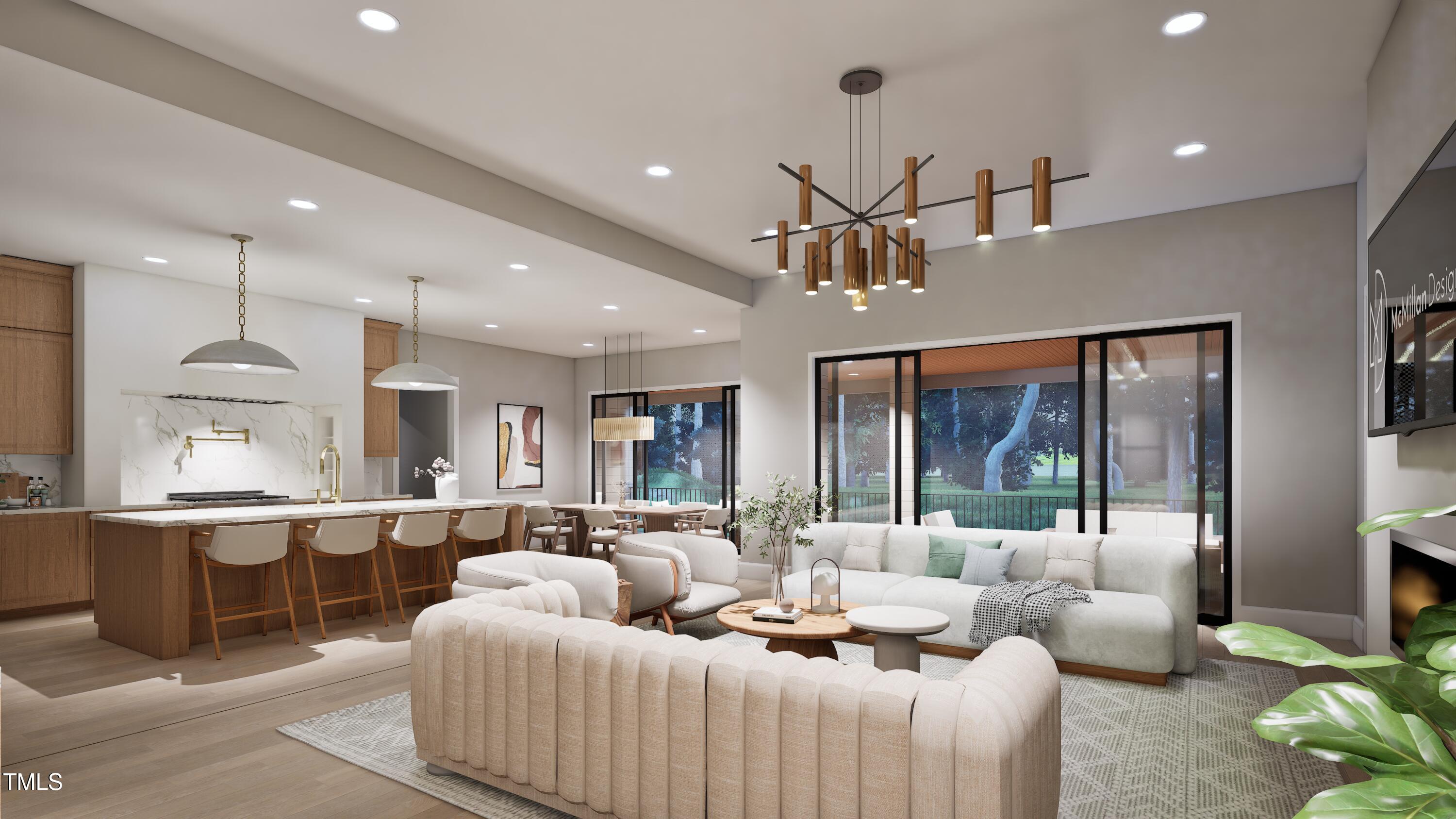 404 Shinleaf Pond Trail Raleigh, NC 27614 - Photo 8 of 37 a living room with furniture and a large window