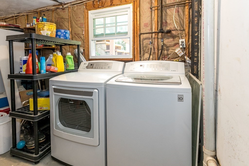 3 Stage Road Billerica, MA 01862 - Photo 22 of 26 a utility room with dryer and washer