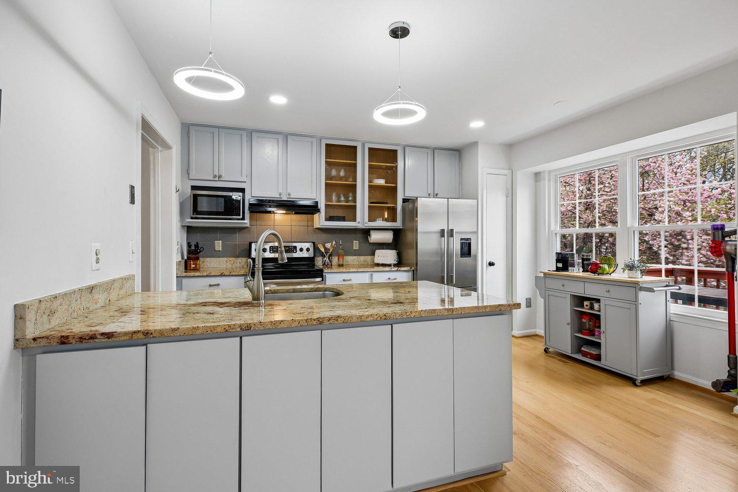 1406 Casino Circle Silver Spring, MD 20906 - Photo 12 of 64 Modern kitchen with sleek finishes and light.