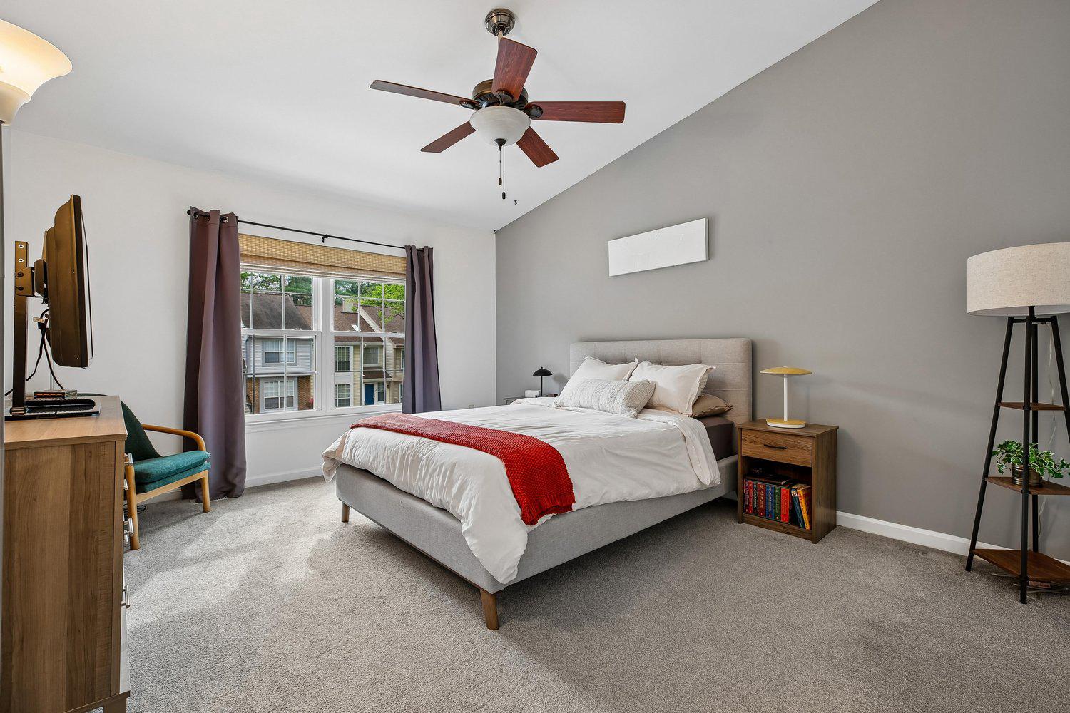 1406 Casino Circle Silver Spring, MD 20906 - Photo 27 of 64 Primary Bedroom with Cathedral Ceiling