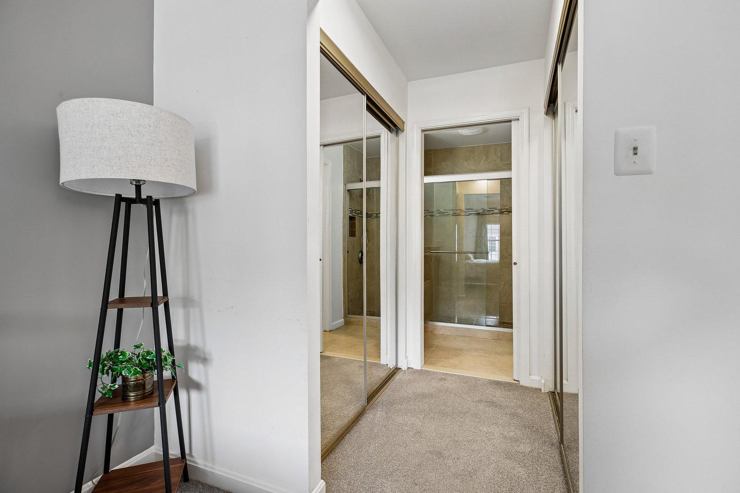 1406 Casino Circle Silver Spring, MD 20906 - Photo 29 of 64 Primary BR w/2 closets; hallway to private bath