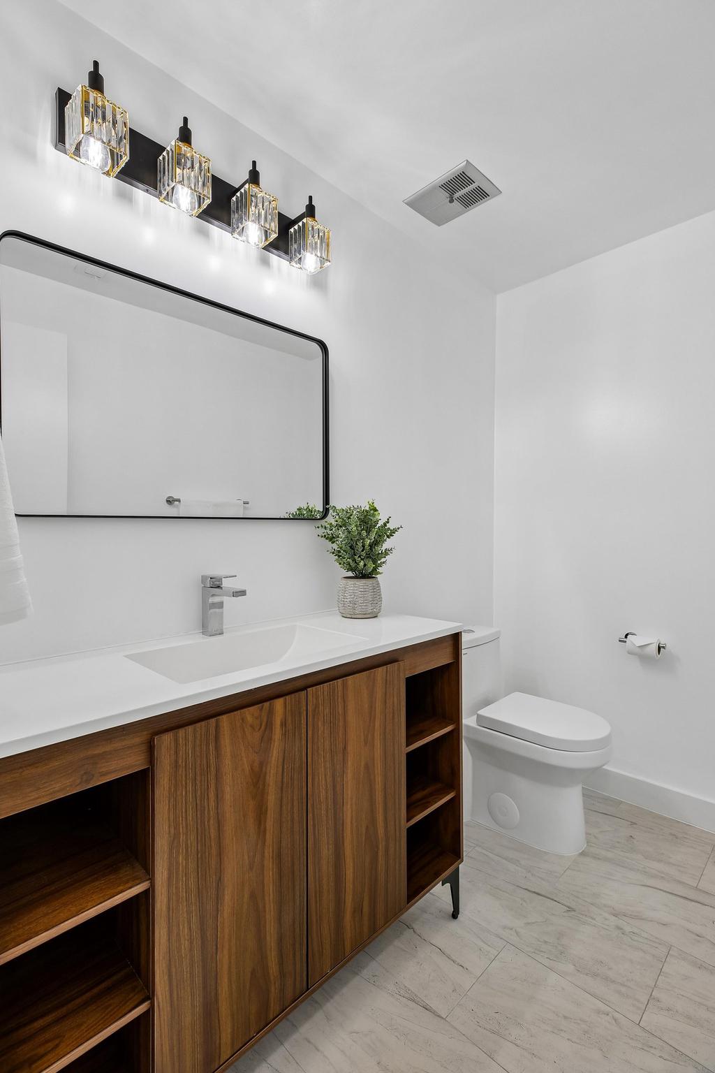 1406 Casino Circle Silver Spring, MD 20906 - Photo 43 of 64 Lower Level Renovated Half Bathroom