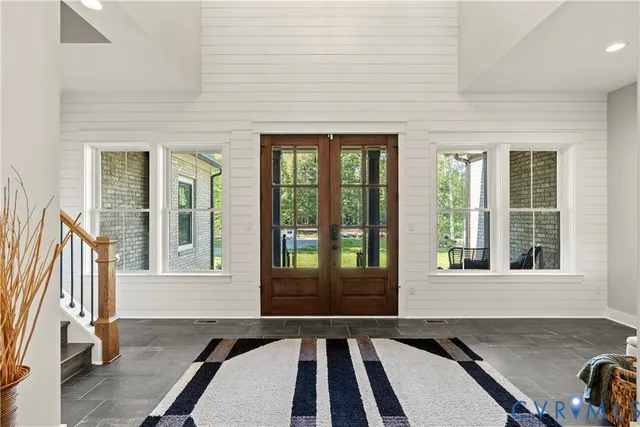 a front view of a house with a porch