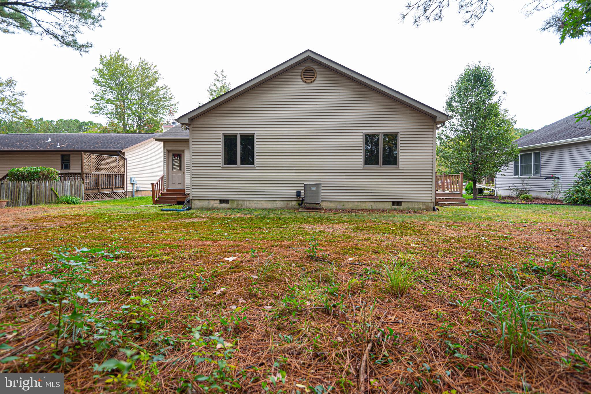 14 Bridgewater Road Berlin, MD 21811 - Photo 42 of 58 Rear View of Yard