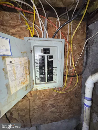 a view of storage and utility room