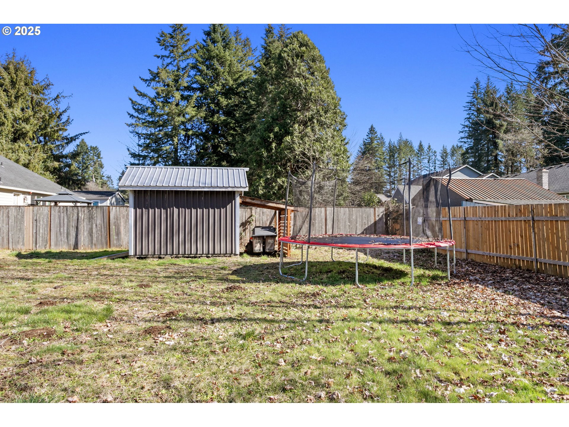 505 West Jones Street Yacolt, WA 98675 - Photo 22 of 26 a view of backyard with wooden fence
