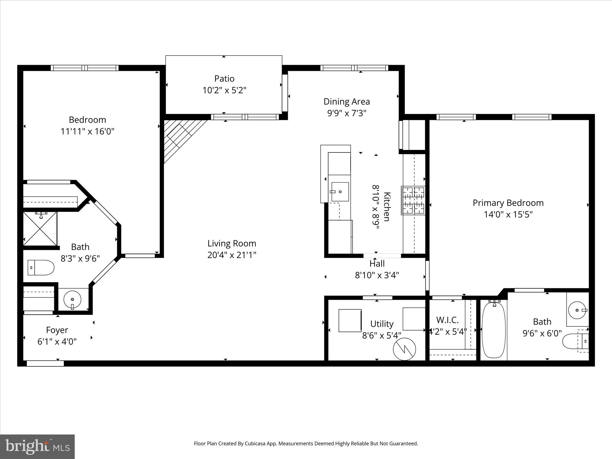 11002 Koman Circle, Unit 103 Manassas, VA 20109 - Photo 31 of 31 a picture of a floor plan