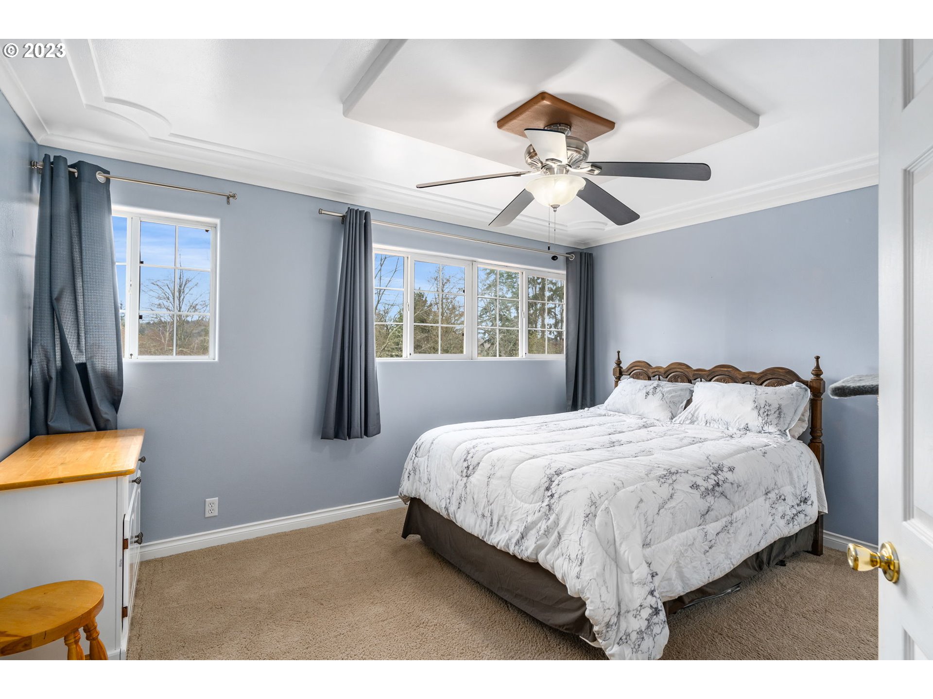 28268 Old Rainier Road Rainier, OR 97048 - Photo 11 of 28 a bedroom with a bed and window