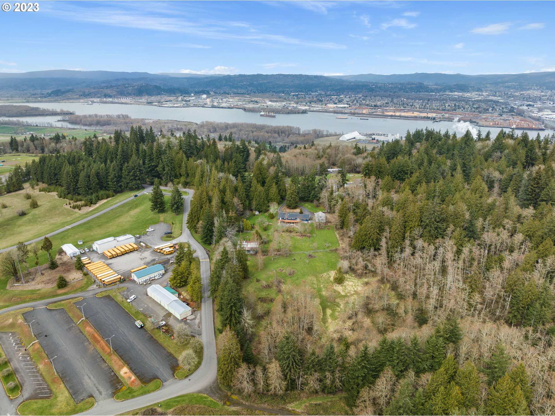 28268 Old Rainier Road Rainier, OR 97048 - Photo 27 of 28 a view of a city with ocean view