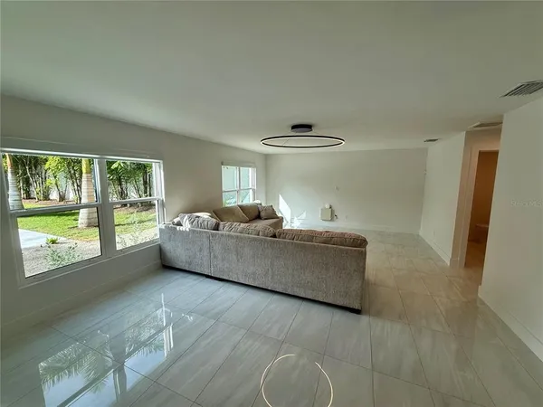 a view of a living room