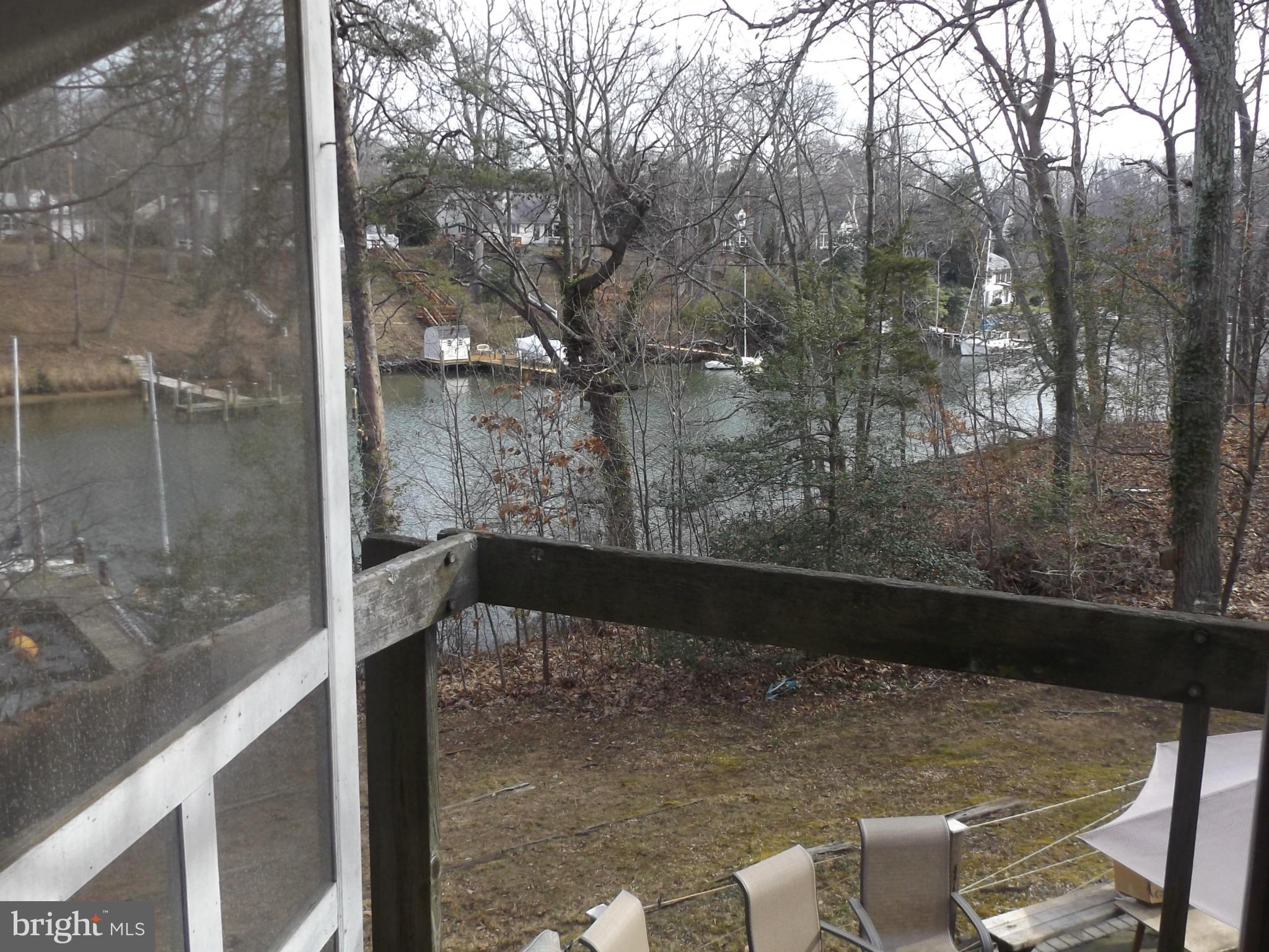 857 Childs Point Road Annapolis, MD 21401 - Photo 18 of 29 view from deck to water