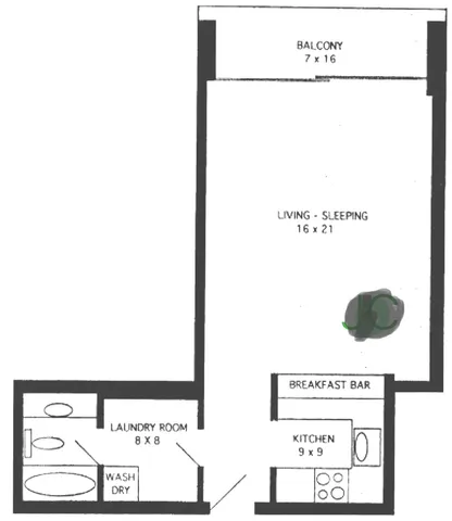 $1,393 | 5820 Oakwood Drive, Unit 3J, Lisle, IL 60532