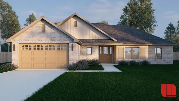 a front view of a house with a yard and porch