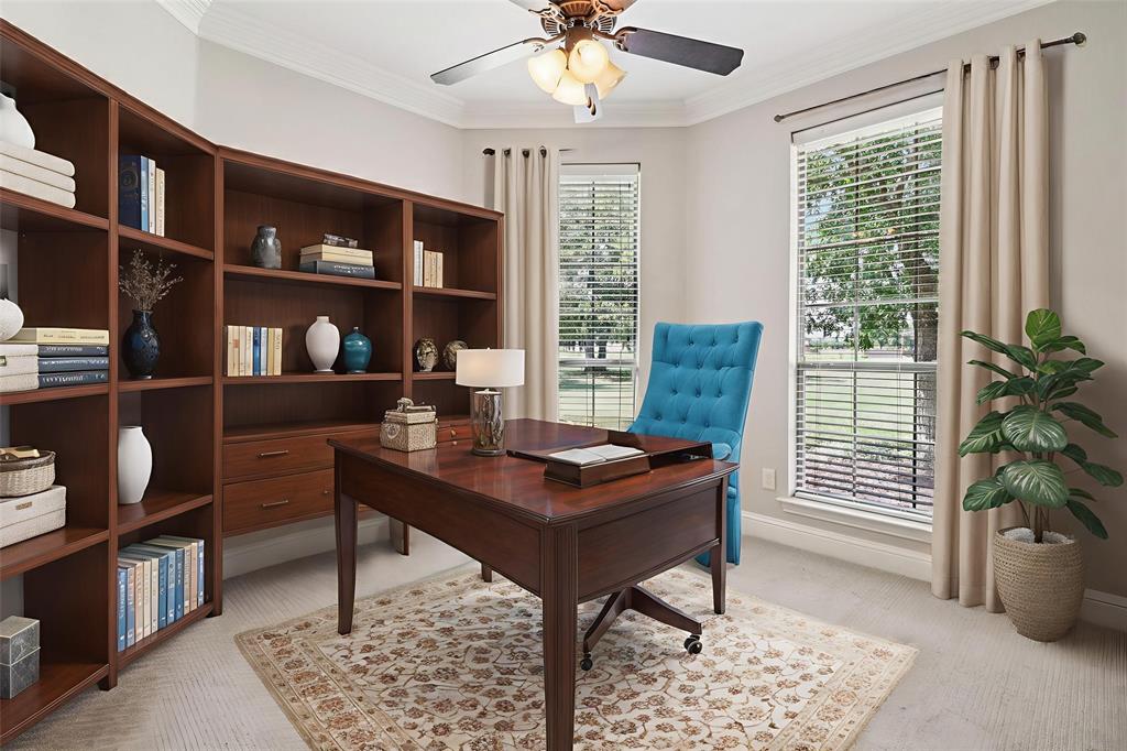 120 Waldrum Road Combine, TX 75159 - Photo 4 of 35 a view of a workspace with furniture and a window