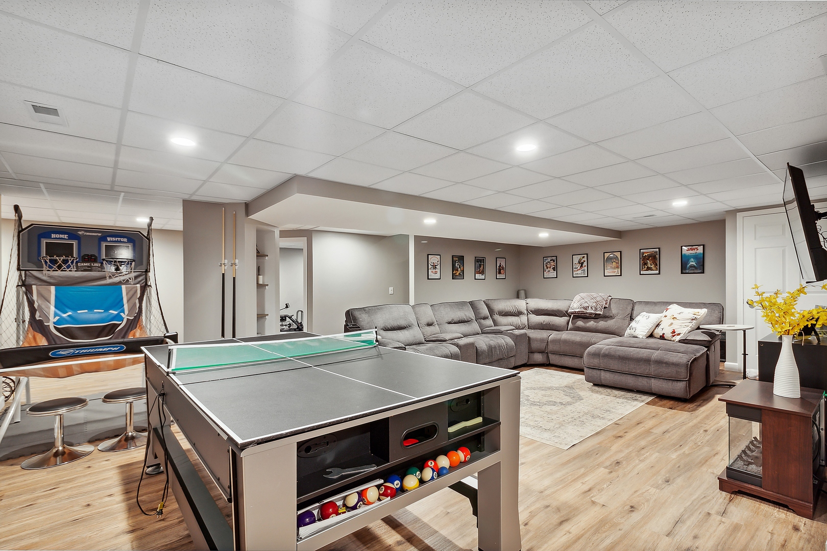 2252 Joyce Lane Naperville, IL 60564 - Photo 23 of 33 a kitchen with a stove and a living room